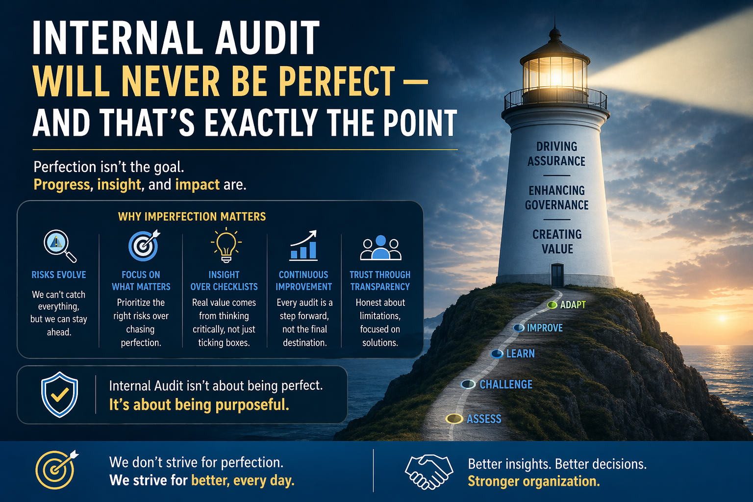 Internal Audit Will Never Be Perfect — And That’s Exactly the Point