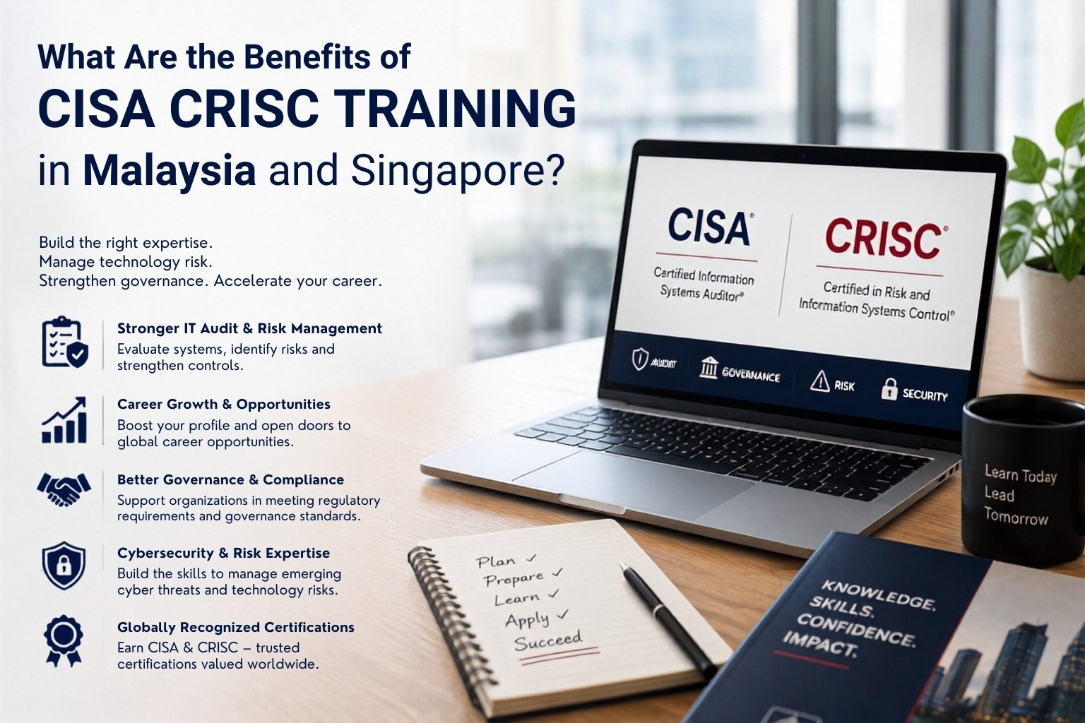 What Are the Benefits of CISA CRISC Training in Malaysia and Singapore?