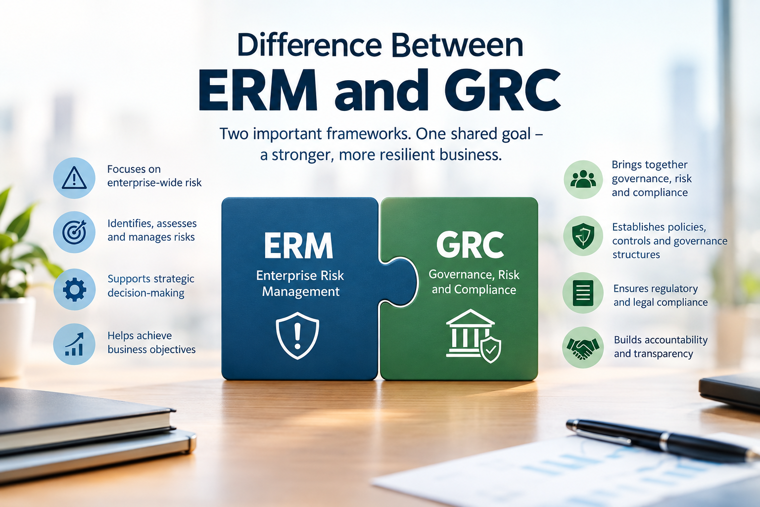Difference Between ERM and GRC: A Complete Guide for Businesses